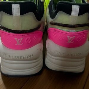 Neon Green and Black Sneakers